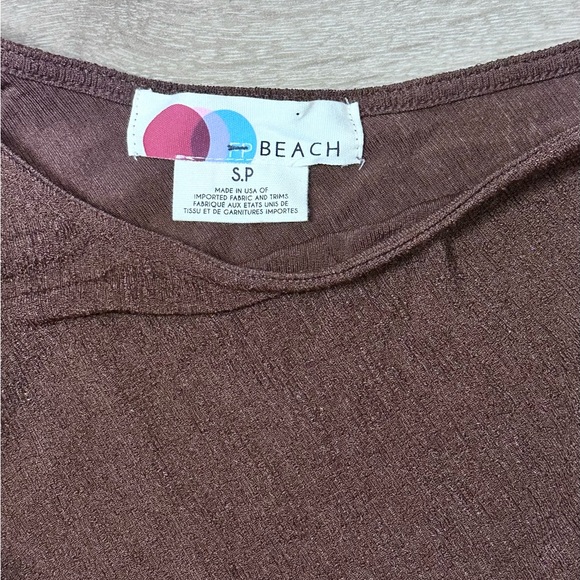 NWOT Free People Beach Trinity Top Chocolate Brown - Picture 11 of 15